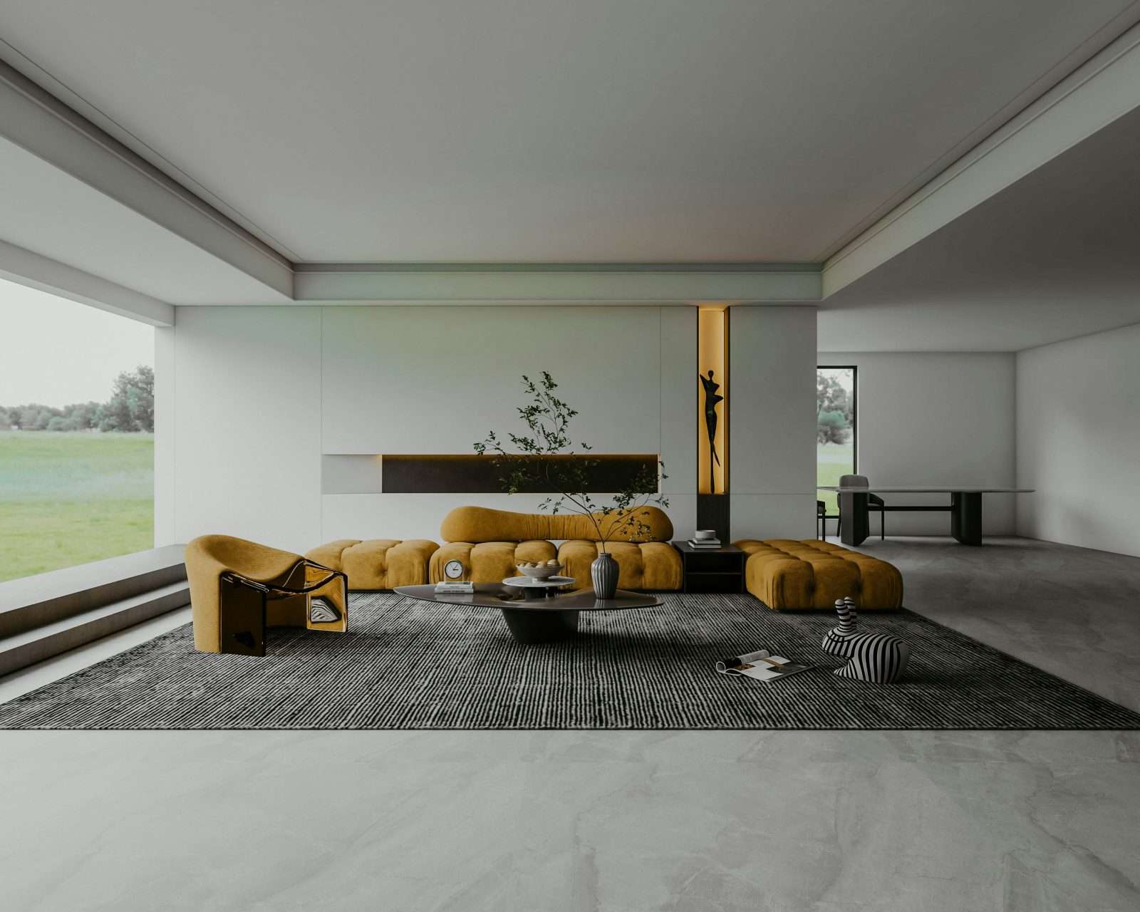 Interior design modern living room