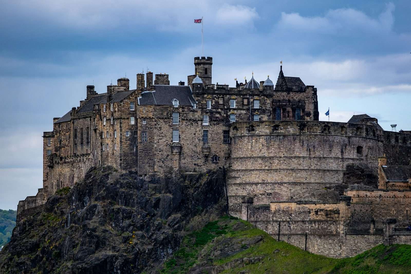 Edinburgh Castle viewed from the National Museum of Scotland