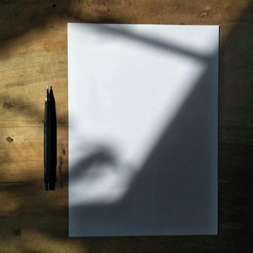 Professional services, pen on document